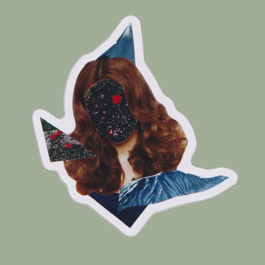 'Mountain Woman' Vinyl Sticker